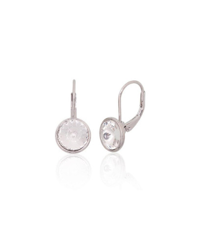 Silver earrings with...