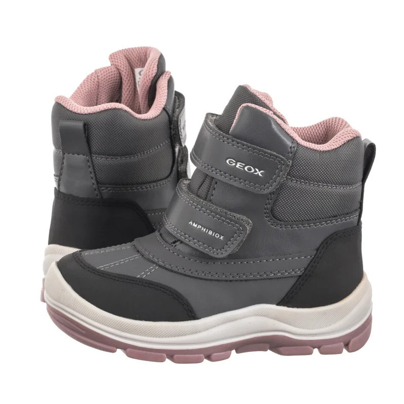 Geox B Flanfil G.B Abx D Anthracite/Dk Pink B463WD 050FU C9A8F (GE198-a) ankle boots