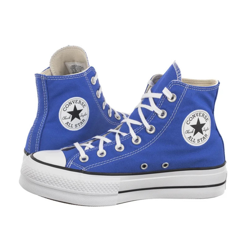 Converse CTAS Lift Hi Blue Flame/White/Black A05699C (CO626-d) shoes