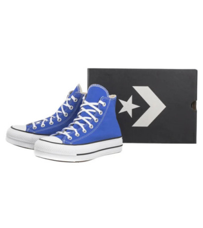 Converse CTAS Lift Hi Blue Flame/White/Black A05699C (CO626-d) shoes