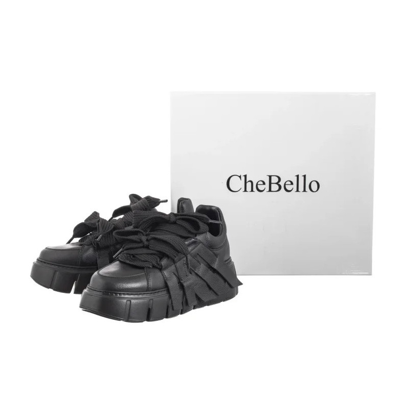 CheBello Czarne 4568-161-000-PSK-S352 (CH146-a) shoes