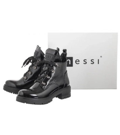 Nessi Czarne Lakierowane 24704 711 (NE412-a) shoes