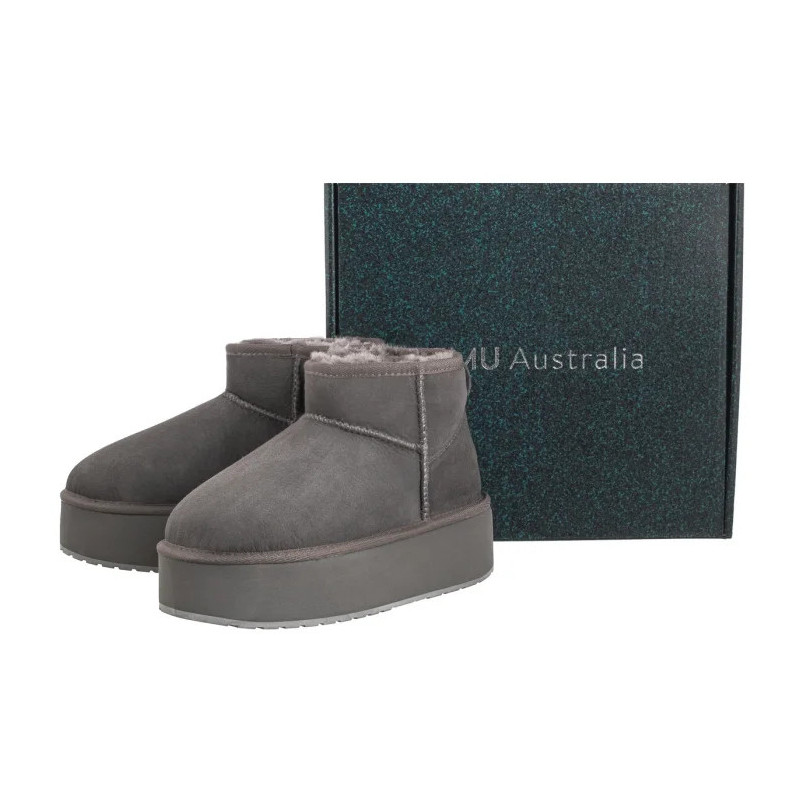 EMU Australia Stinger Micro Flatform Charcoal W13082 (EM505-d) shoes