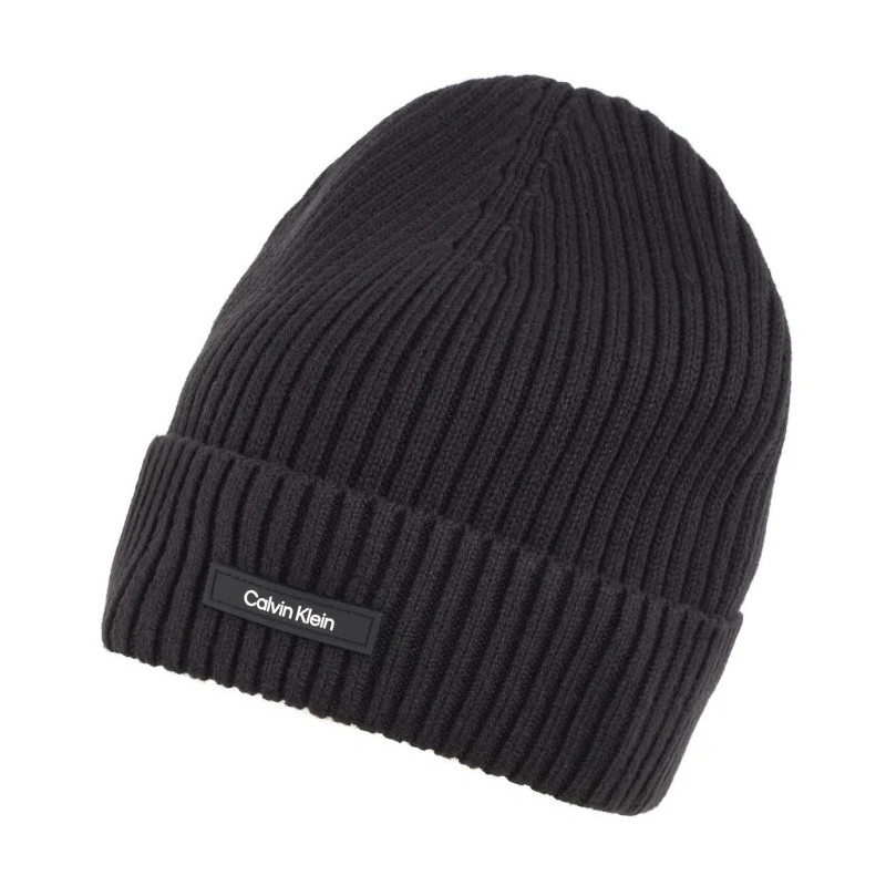 Calvin Klein Gs Classic Rib Beanie+Scarf Ck Black K50K512389 BEH (CK577-a) cap