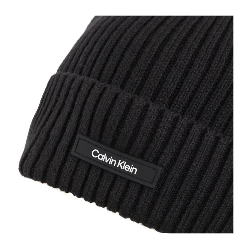 Calvin Klein Gs Classic Rib Beanie+Scarf Ck Black K50K512389 BEH (CK577-a) cap