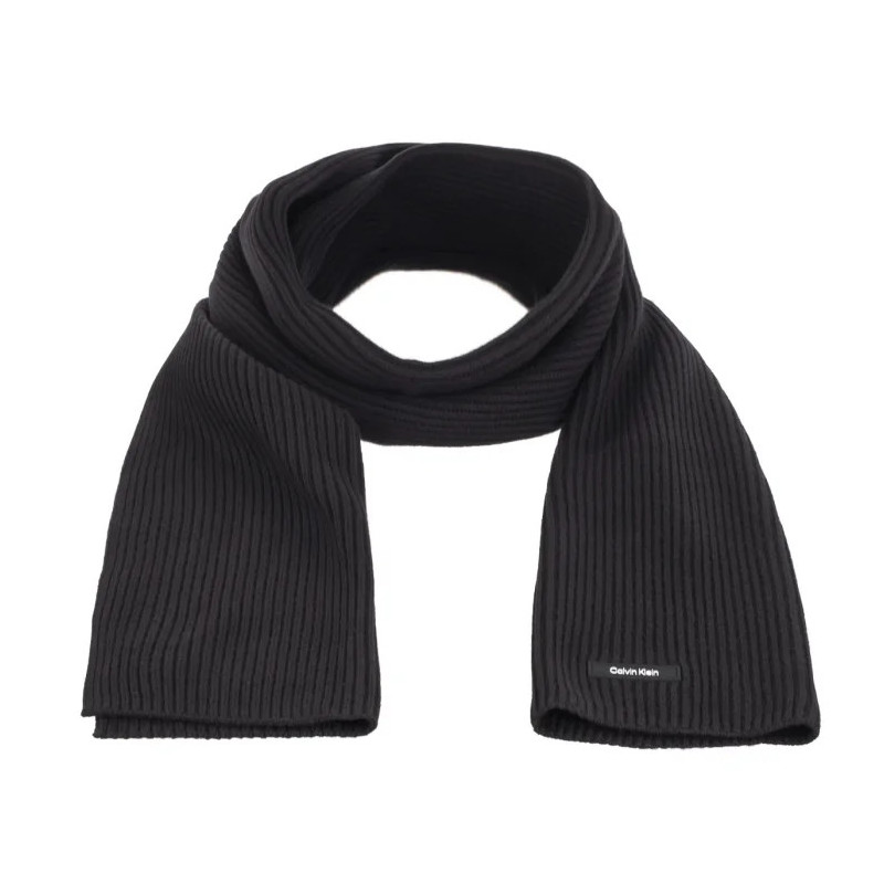 Calvin Klein Gs Classic Rib Beanie+Scarf Ck Black K50K512389 BEH (CK577-a) cap