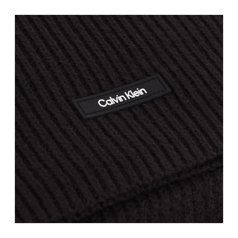 Calvin Klein Gs Classic Rib Beanie+Scarf Ck Black K50K512389 BEH (CK577-a) cap