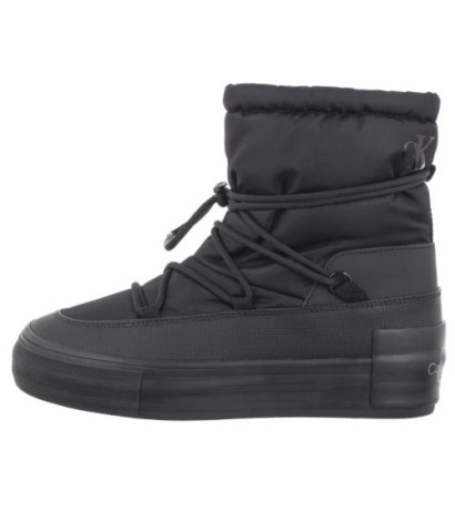 Calvin Klein Vulc Flatform Snow Boot Wn Triple Black YW0YW01591 0GJ (CK580-a) shoes