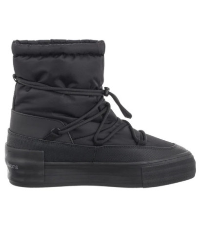 Calvin Klein Vulc Flatform Snow Boot Wn Triple Black YW0YW01591 0GJ (CK580-a) shoes