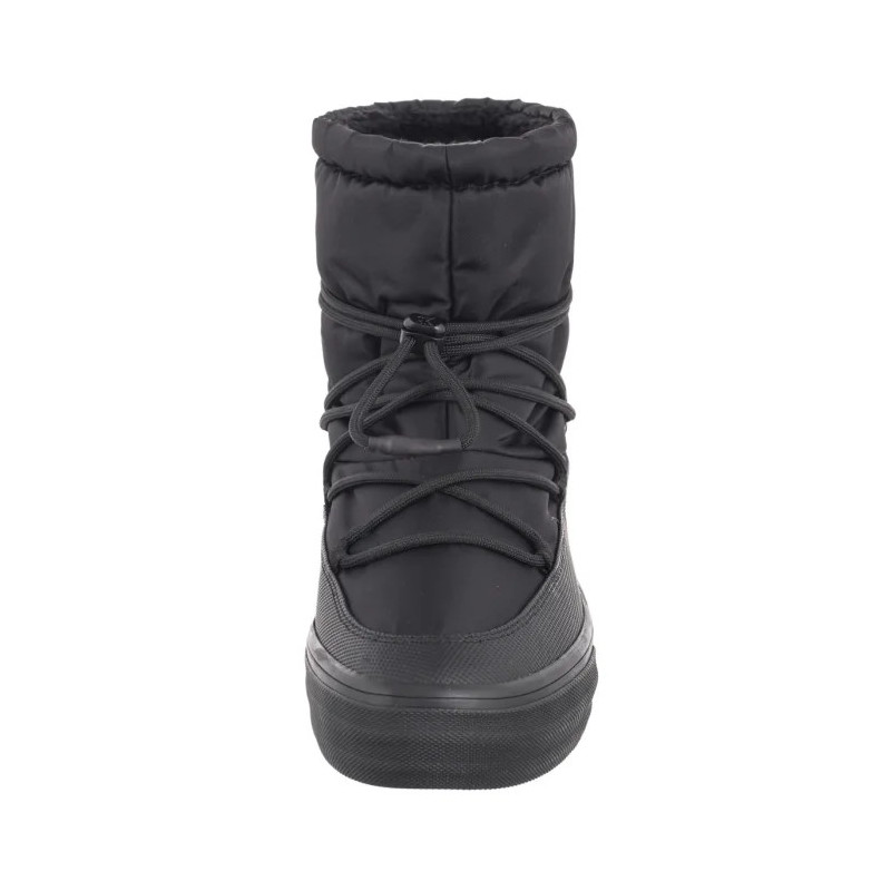 Calvin Klein Vulc Flatform Snow Boot Wn Triple Black YW0YW01591 0GJ (CK580-a) shoes