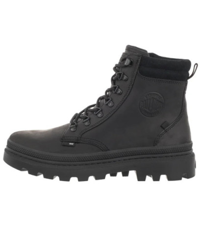 Palladium Pallatrooper Hkr Lth Black 08895-008-M (PA137-a) boots