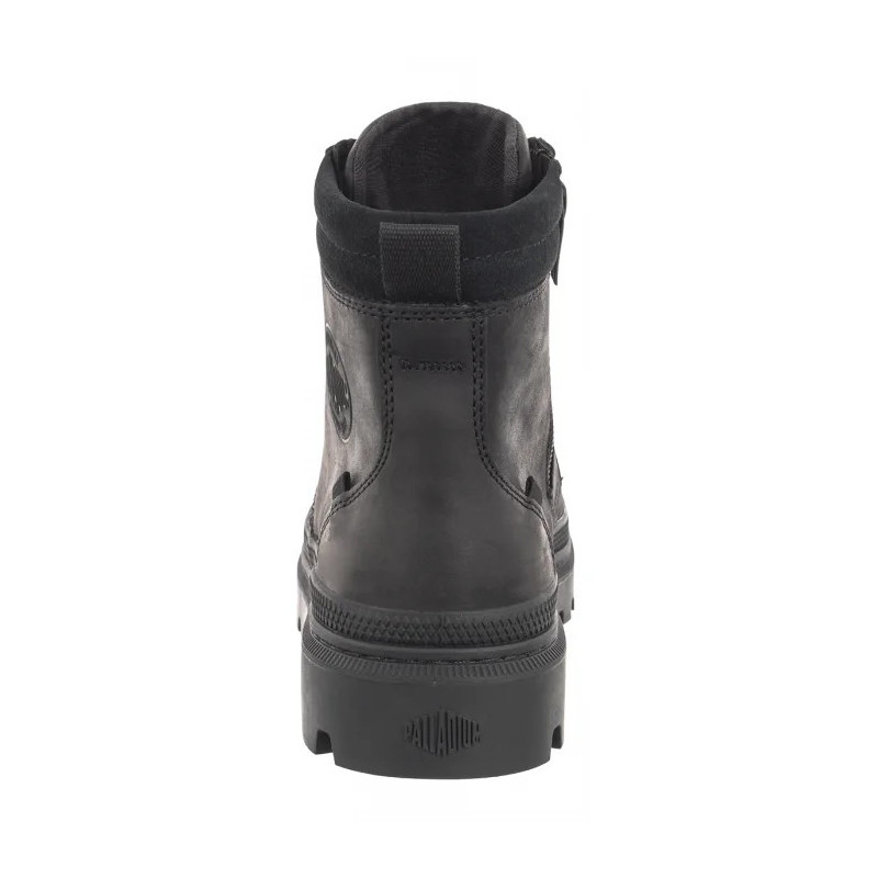 Palladium Pallatrooper Hkr Lth Black 08895-008-M (PA137-a) boots