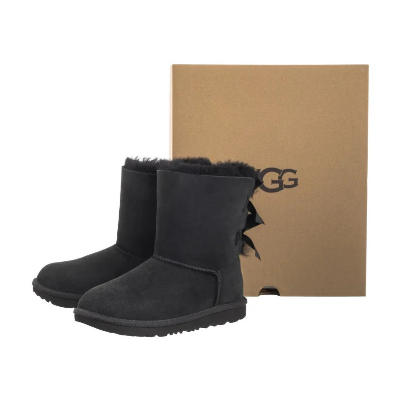 UGG K Bailey Bow II 1017394K BLK (UA120-a) boots