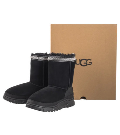 UGG Kids Classic Short Trailgazer 1157694K BLK (UA121-a) boots