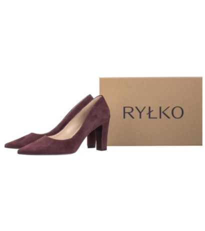 Ryłko Bordowe 8Z200_T4 _4SZ (RY922-a) high heels