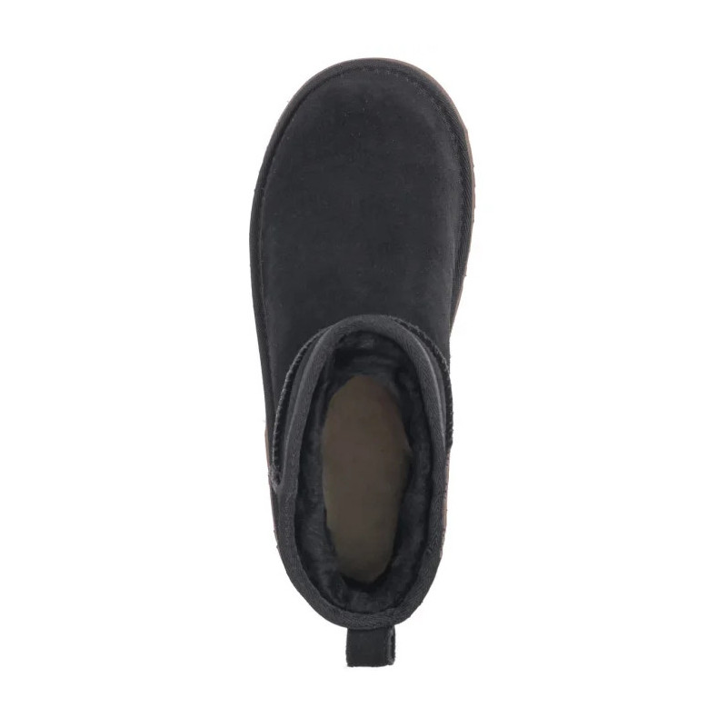 UGG Kids Classic Ultra Mini New Heights 1157732K BLK (UA114-a) shoes