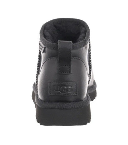 UGG M Classic Ultra Mini Lthr Regen 1158191 BLK (UA116-b) shoes