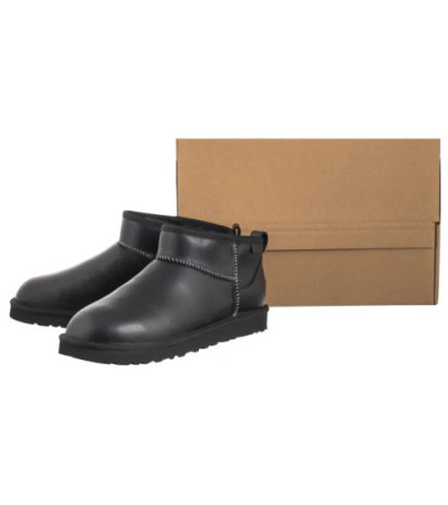 UGG M Classic Ultra Mini Lthr Regen 1158191 BLK (UA116-b) shoes