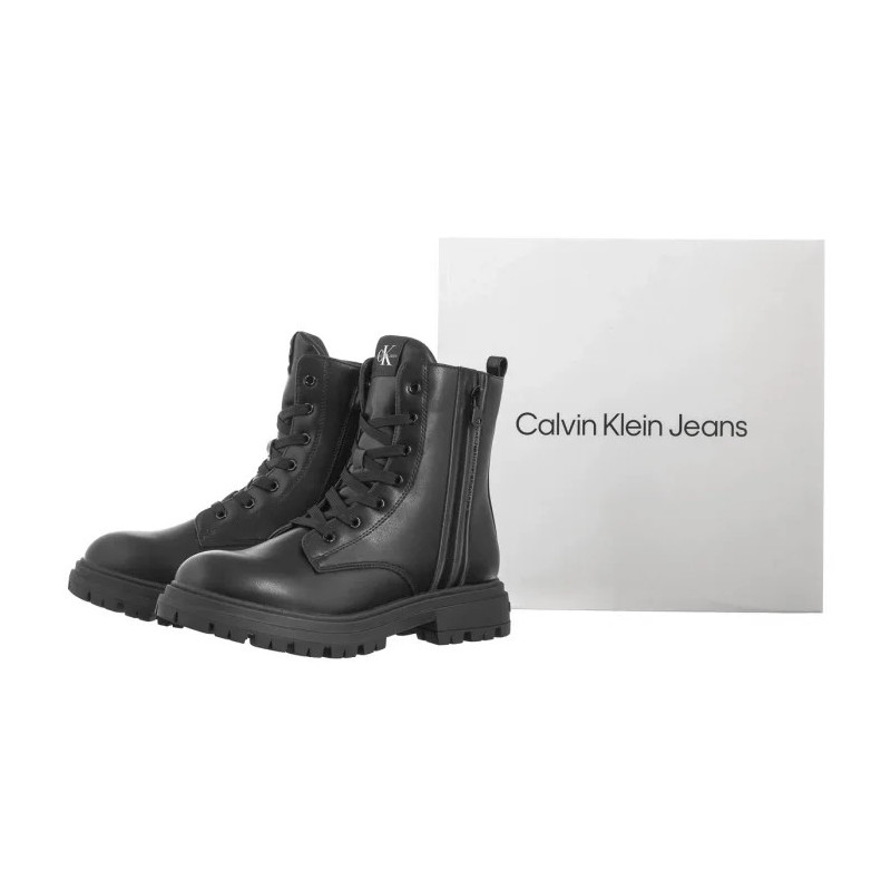 Calvin Klein Lace-Up Bootie Black V3A5-81018-1355999 (CK600-a) shoes