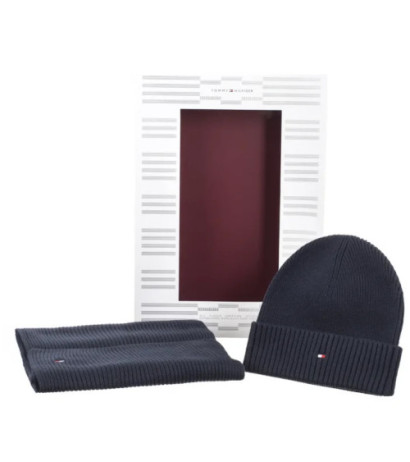 Tommy Hilfiger Flag Pima Cotton Beanie&Scarf AM0AM012937 DW6 (TH1203-a) cap