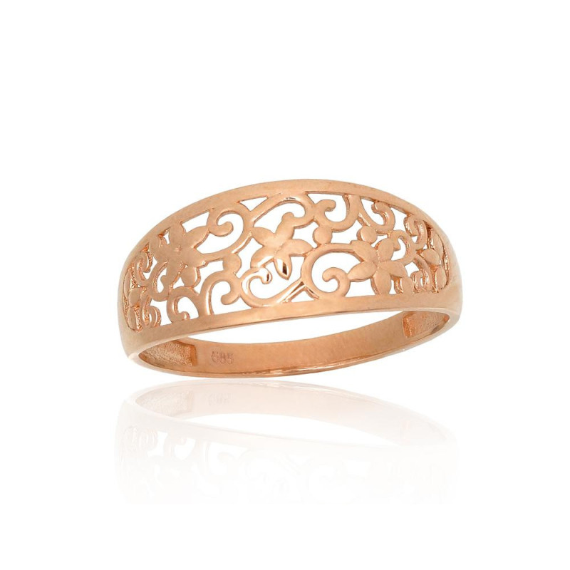 Gold ring 1101193(Au-R), Red Gold 585°