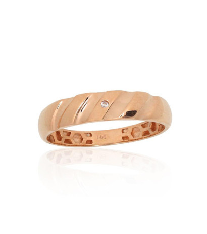 Gold ring 1101195(Au-R)_CZ,...