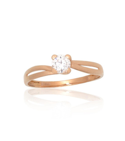 Gold ring 1101199(Au-R)_CZ,...