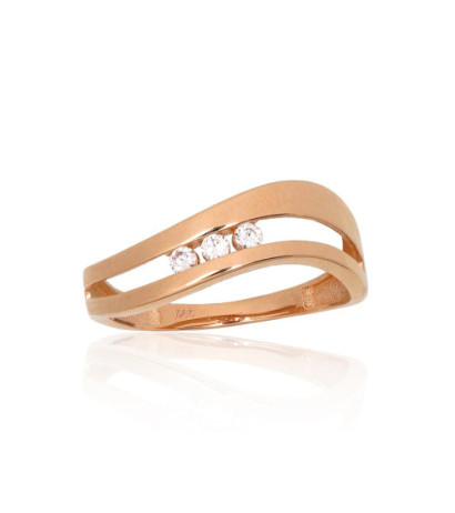 Gold ring 1101200(Au-R)_CZ,...