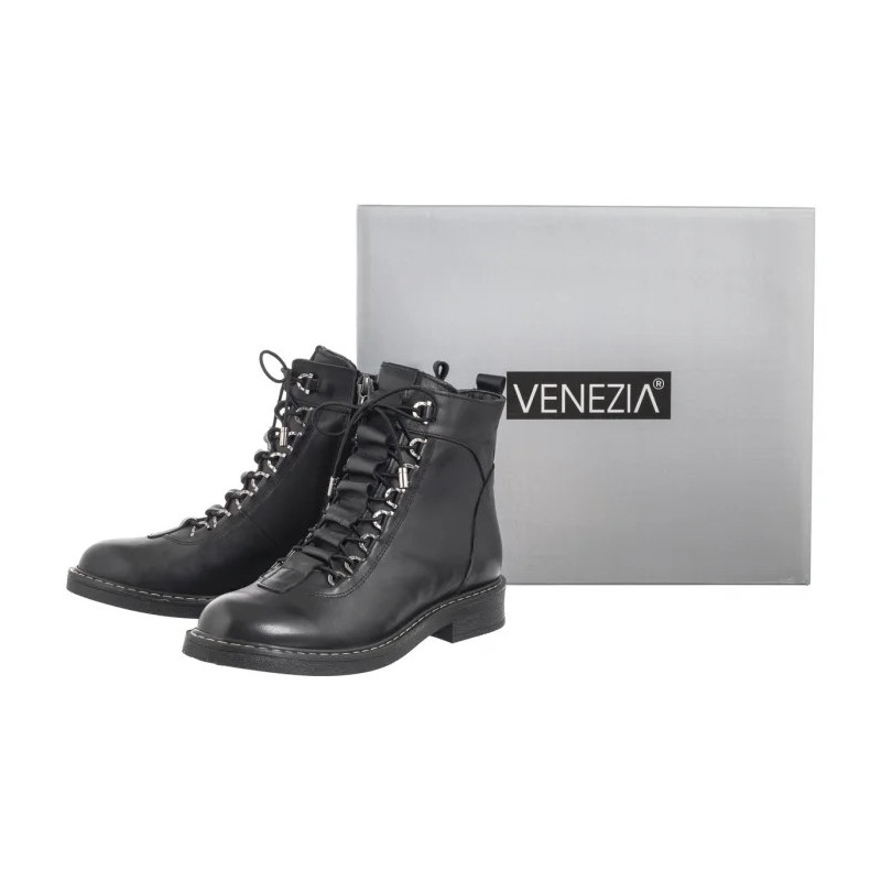 Venezia Czarne Y008LEBLOBB044 (VE795-a) shoes