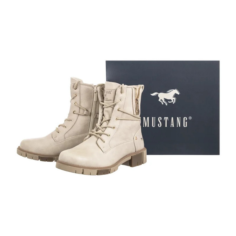 Mustang Beżowe 1443-602-243 (MU551-a) shoes