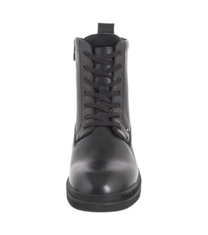 Tommy Hilfiger Flex Hilfiger Warm Check Lth Z B Black FM0FM05101 BDS (TH1212-a) boots