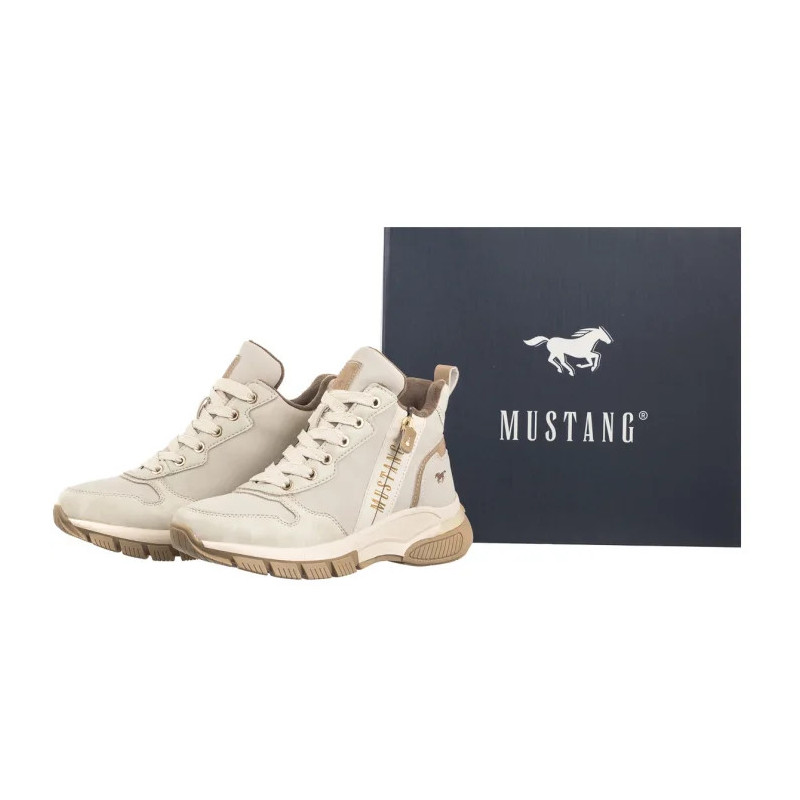 Mustang Beżowe 1481-501-243 (MU549-a) shoes