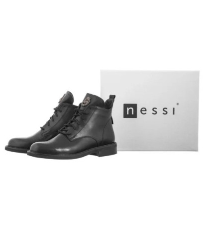 Nessi Czarne Lakierowane 62819 711 (NE194-c) shoes