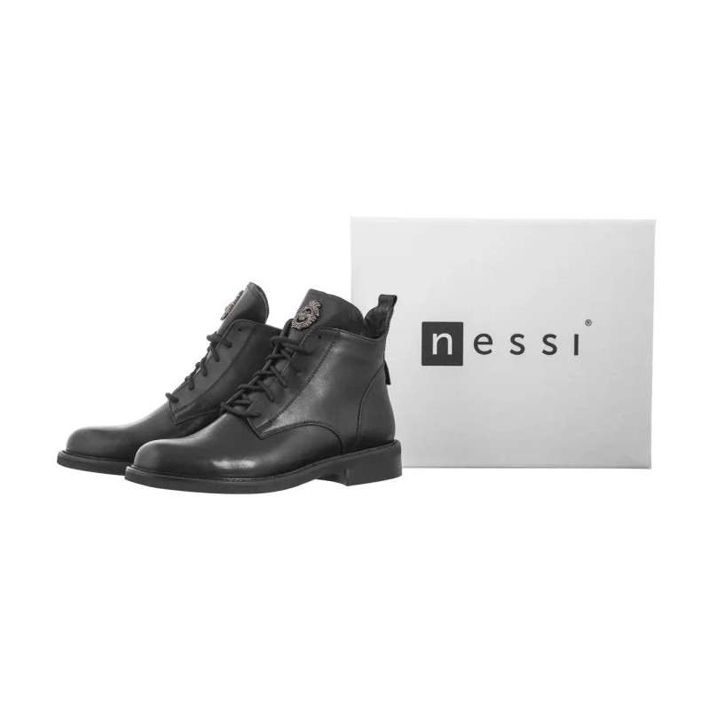 Nessi Czarne Lakierowane 62819 711 (NE194-c) shoes