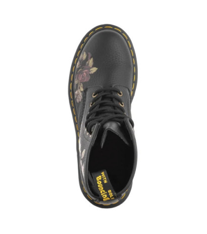 Dr. Martens 1460 Decayed Roses Classic Tumbled Nappa Black 32070001 (DR86-a) boots