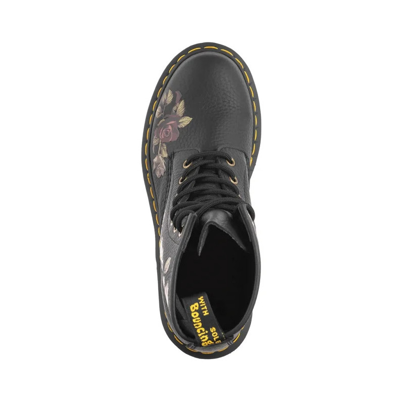 Dr. Martens 1460 Decayed Roses Classic Tumbled Nappa Black 32070001 (DR86-a) boots