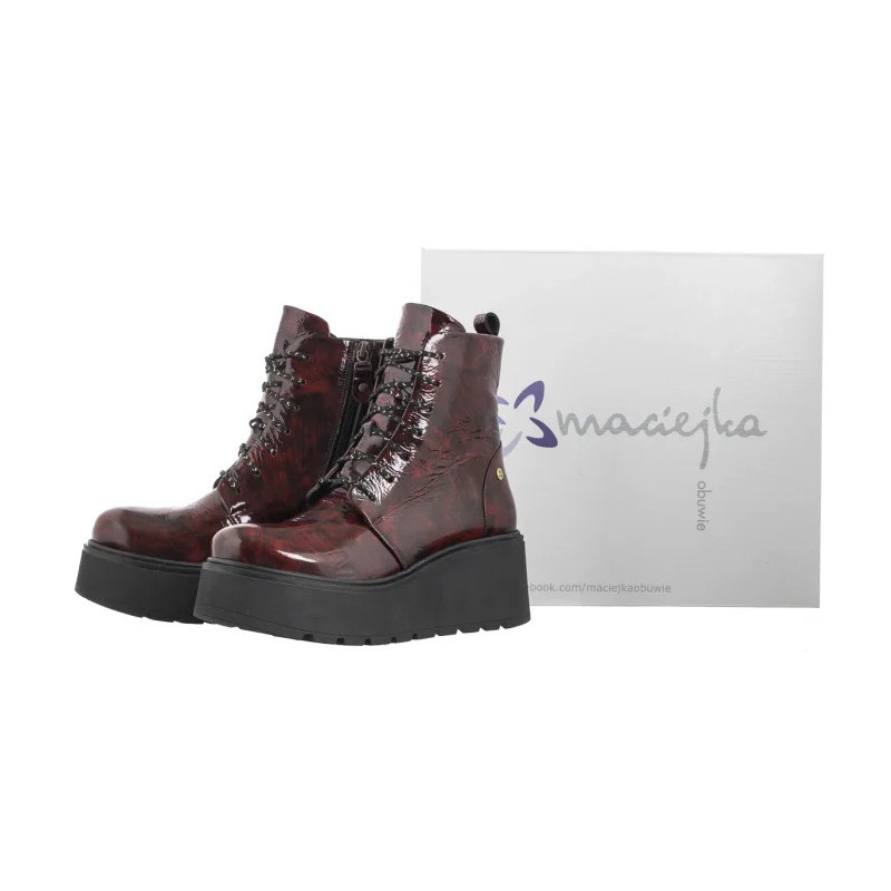 Maciejka Bordowe 06762-23/00-6  (MA1286-b) Boots