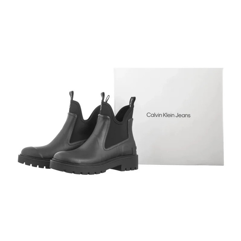 Calvin Klein Mid Rainboot Chelsea Black YW0YW01034 BDS (CK596-a) shoes