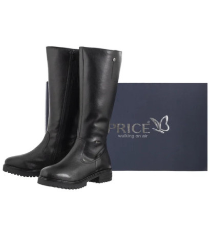 Caprice Czarne 9-26650-43 022 Black Nappa (CP422-a) boots