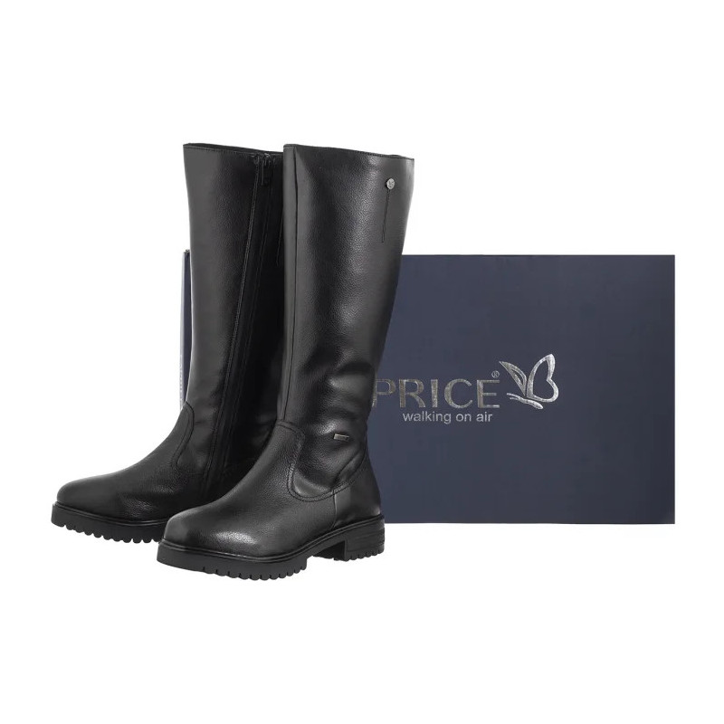 Caprice Czarne 9-26650-43 022 Black Nappa (CP422-a) boots