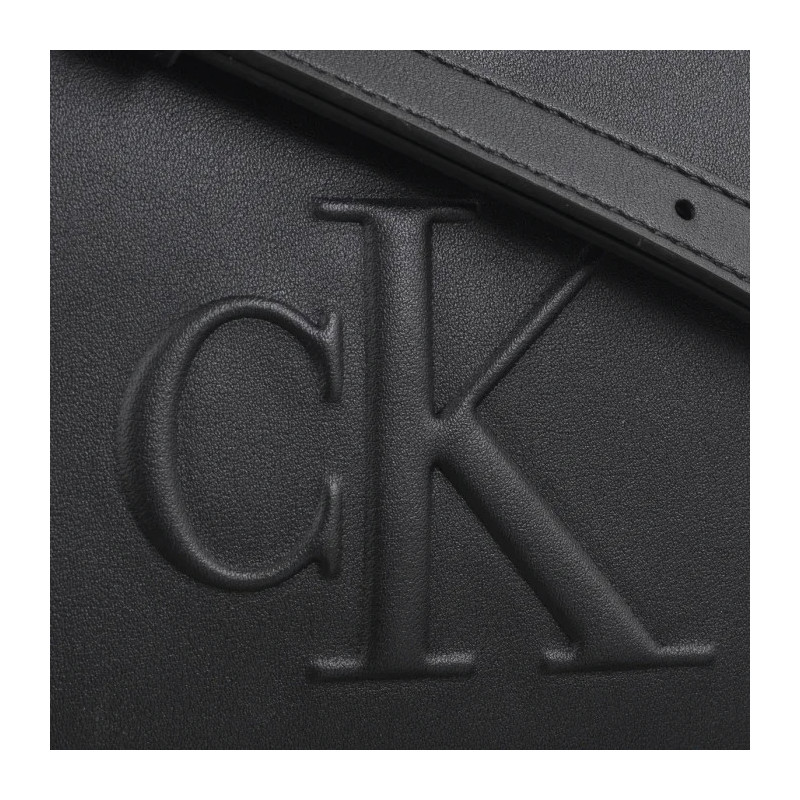 Calvin Klein Sculpted Camera Bag Deboss Black K60K612726 BEH (CK583-a) handbag