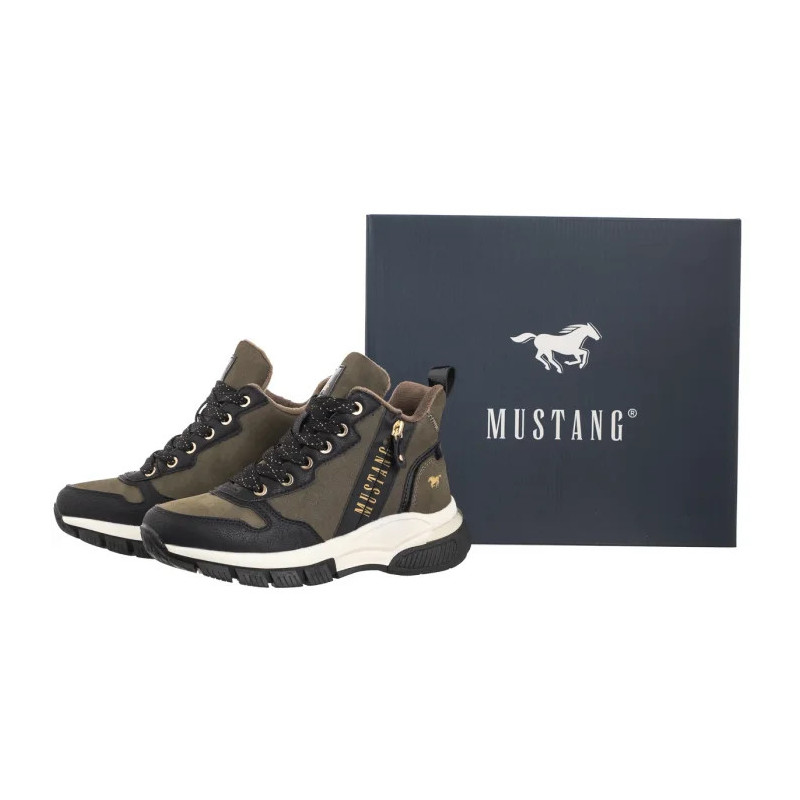 Mustang Oliwkowe 1481-501-770 (MU549-b) shoes