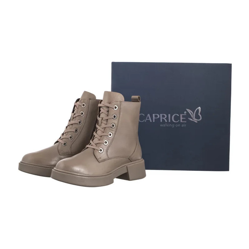 Caprice Beżowe 9-25101-43 348 Taupe Nappa (CP424-a) shoes