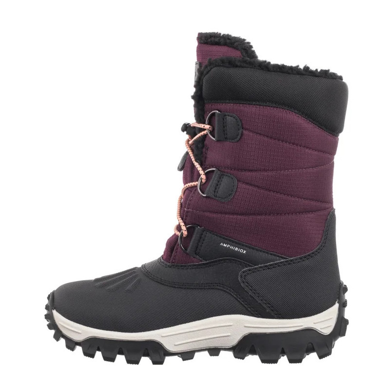 Geox J Himalaya G.B Abx A - Nyl+Dbk Bordeaux/Black J46FTA 0FU50 C0044 (GE199-a) boots