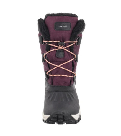 Geox J Himalaya G.B Abx A - Nyl+Dbk Bordeaux/Black J46FTA 0FU50 C0044 (GE199-a) boots