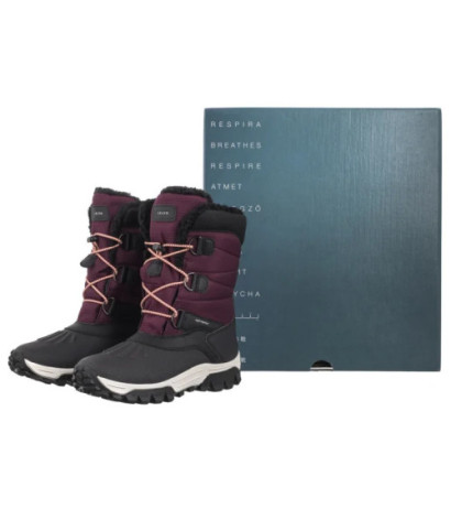 Geox J Himalaya G.B Abx A - Nyl+Dbk Bordeaux/Black J46FTA 0FU50 C0044 (GE199-a) boots