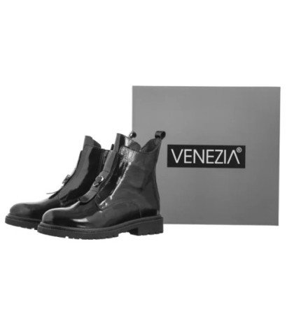 Venezia Czarne L025PABLOB034 (VE798-a) shoes