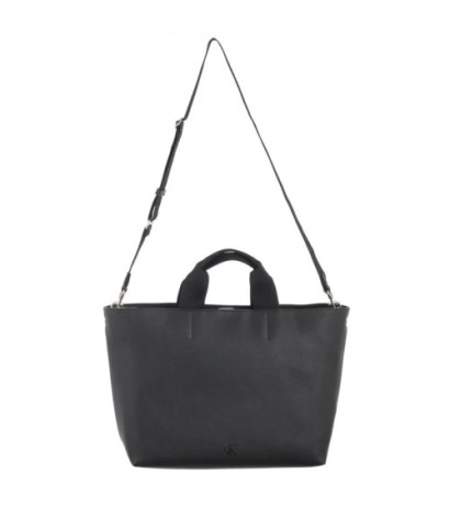 Calvin Klein Over Webbing Tote Pu Black K60K612710 BEH (CK586-a) handbag