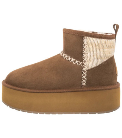 EMU Australia Stinger Knit Flatform Chestnut W13143 (EM515-a) shoes