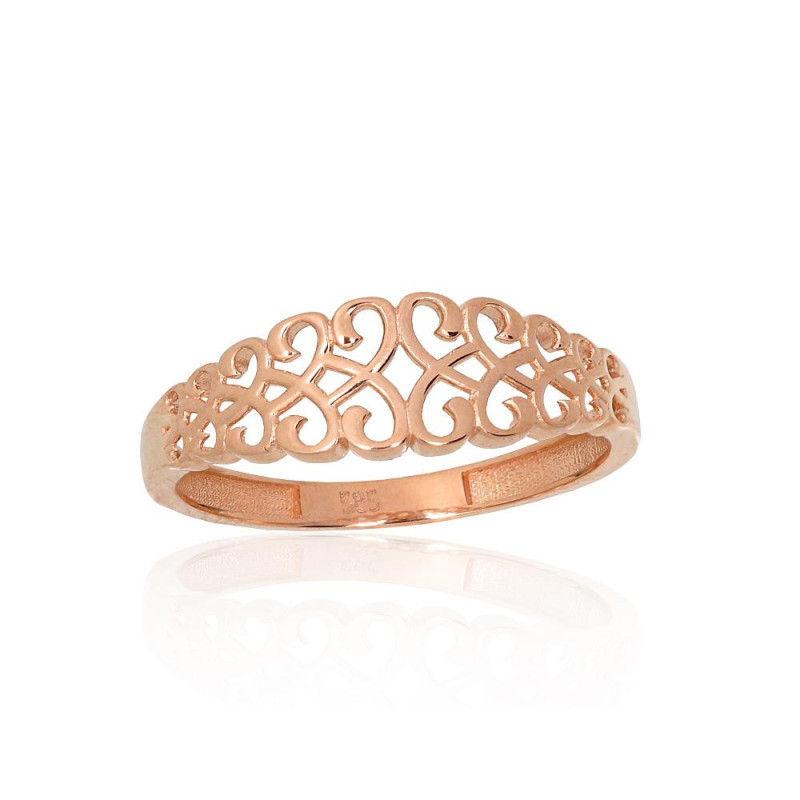 Gold ring 1101203(Au-R), Red Gold 585°